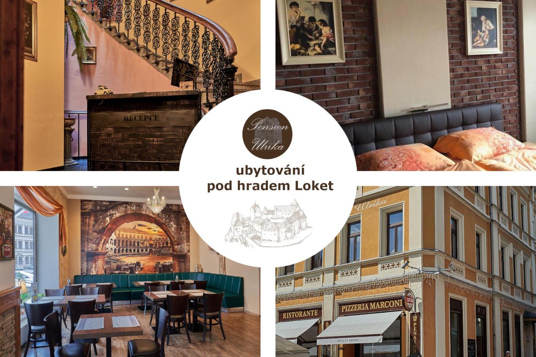 Pension Ulrika - Ubytovani Pod Hradem Loket Buitenkant foto